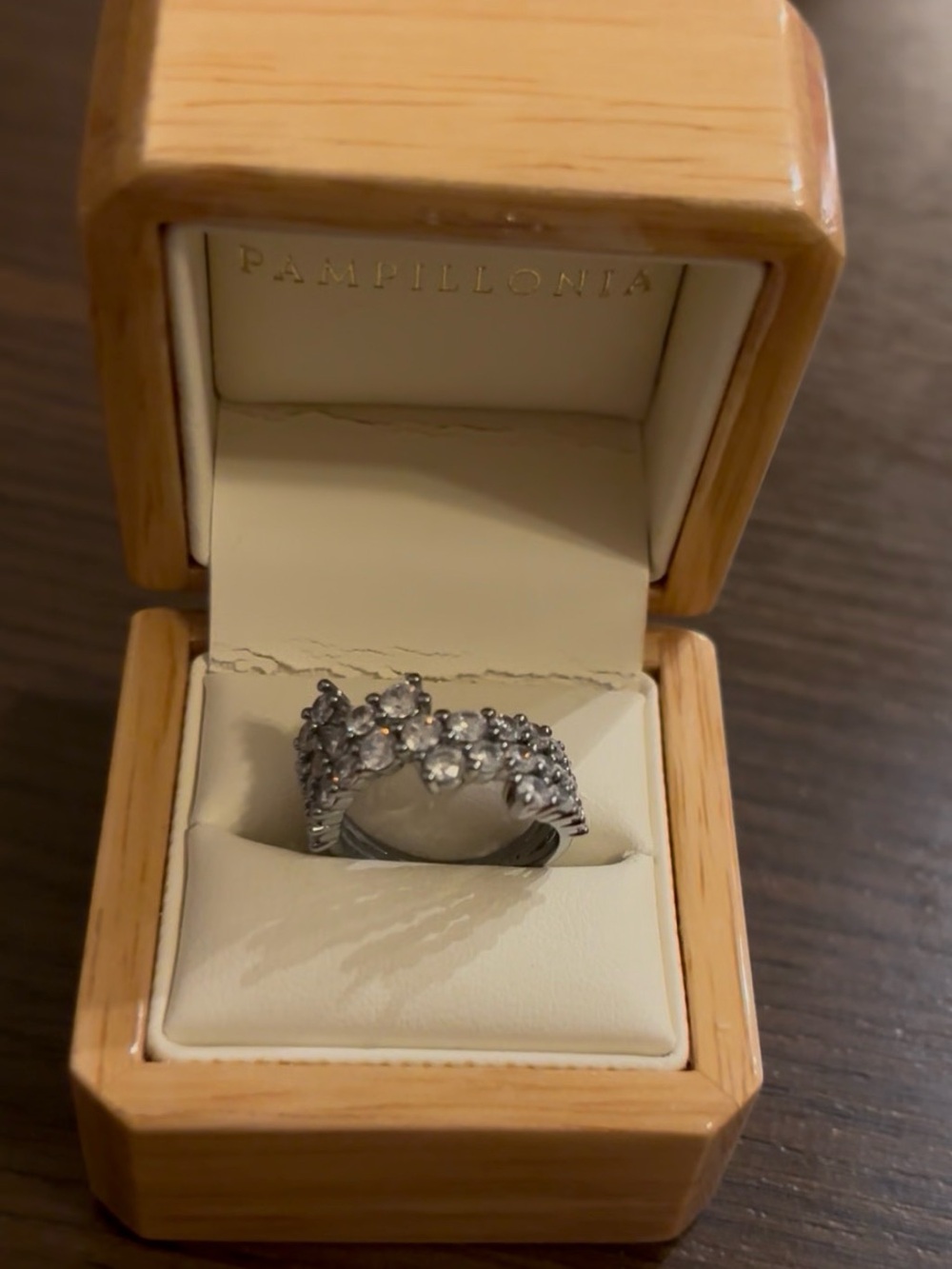 Bomb Party Ring Size 5 Silver- Ring D